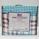 100G TWIN SIZE PRINTED CHECK BED SHEET 3-PIECE SET 8PC/CS
